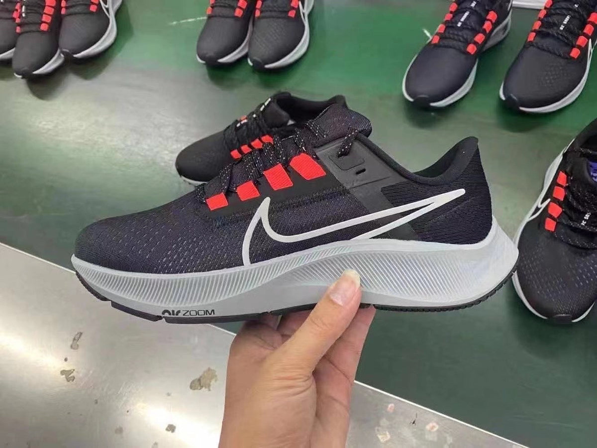 Nike Air Zoom Pegasus 38 Running Shoes in Black CW7356-991 - product image from the listing.