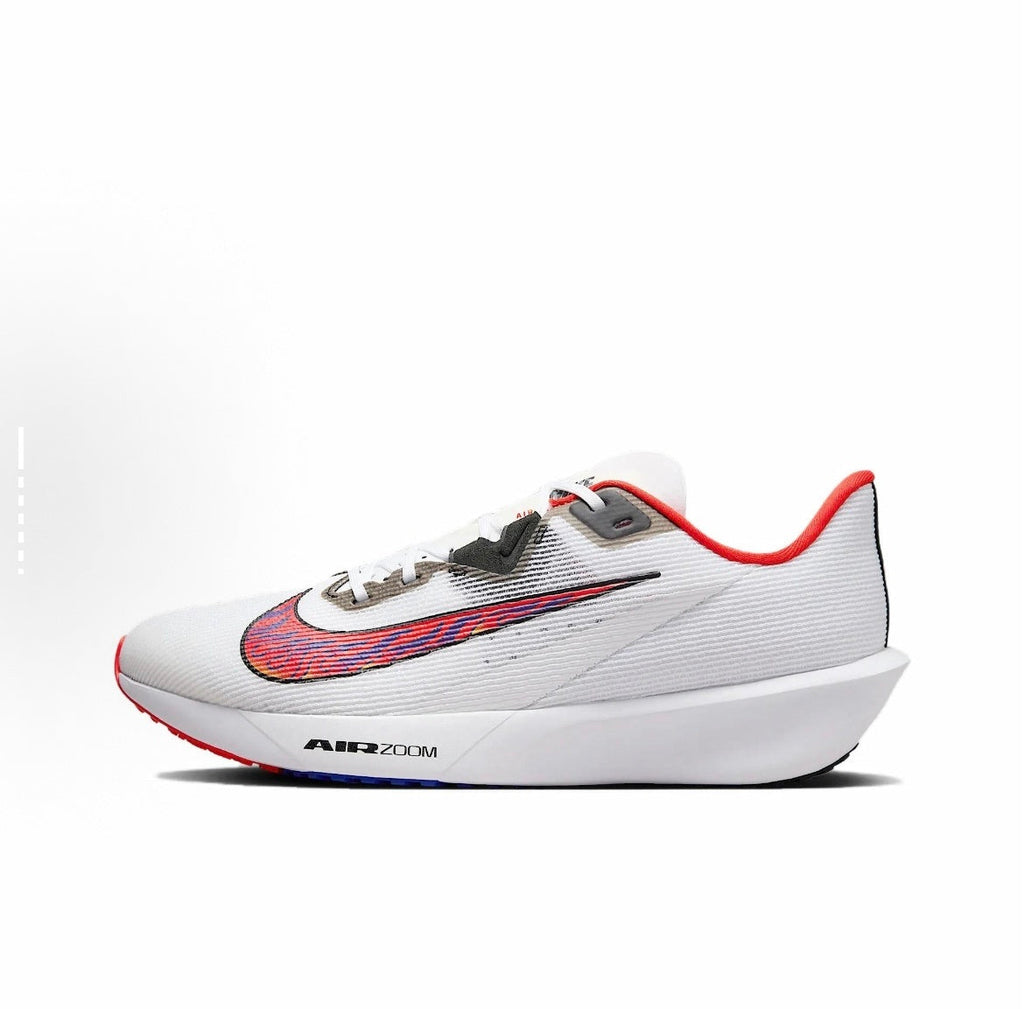 Nike Air Zoom Rival Fly 4 Running Shoes in White Red HQ3512-100 - product image from the listing.