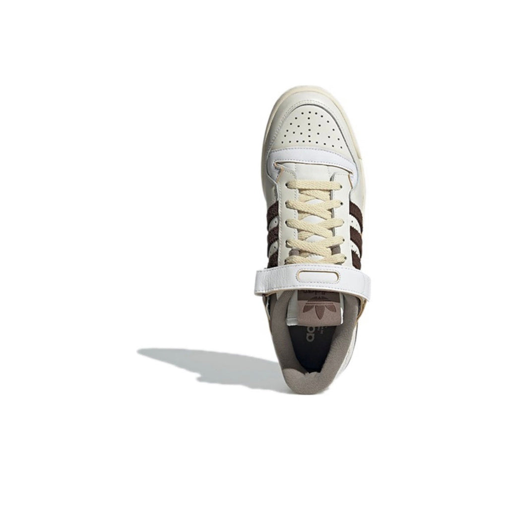 adidas Forum 84 Low Sneakers in White Brown GX4567 - product image from the listing.