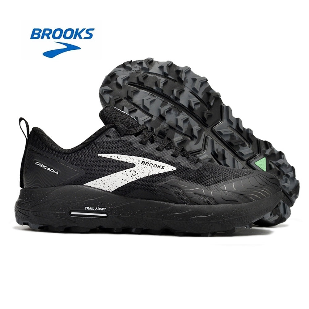 Brooks Cascadia 17 Trail Running Shoes in Black - product image from the listing.