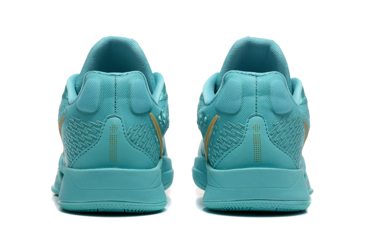 Nike Sabrina 2 Basketball Shoes in Aqua and Gold - product image from the listing.