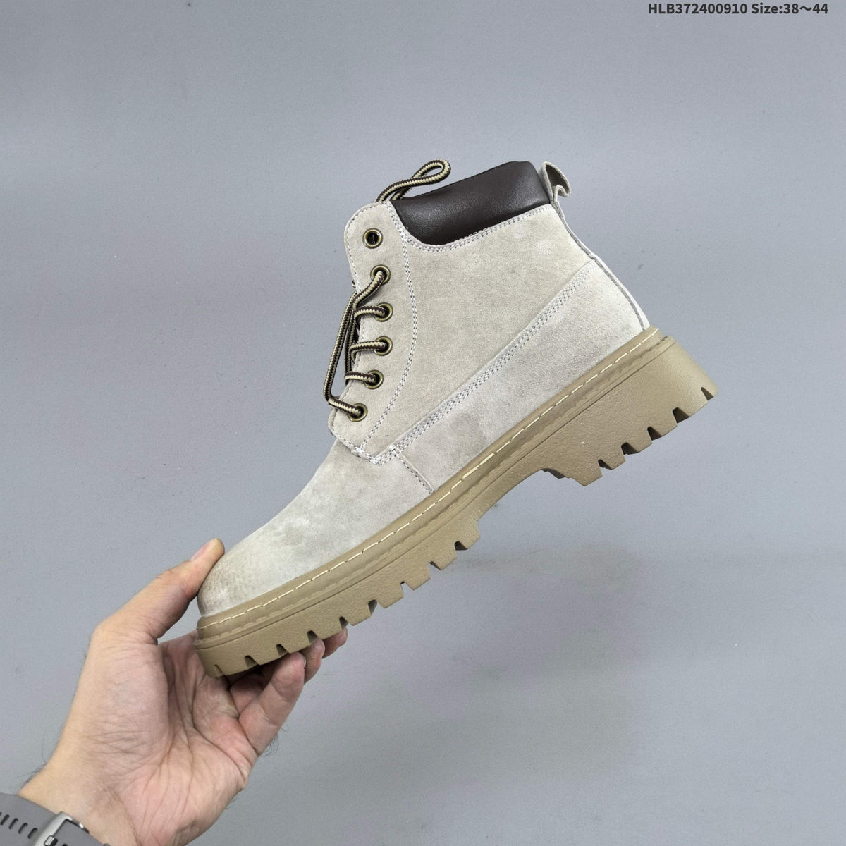 Timberland Mid-Top Lace-Up Boots in Wheat and in Taupe - product image from the listing.