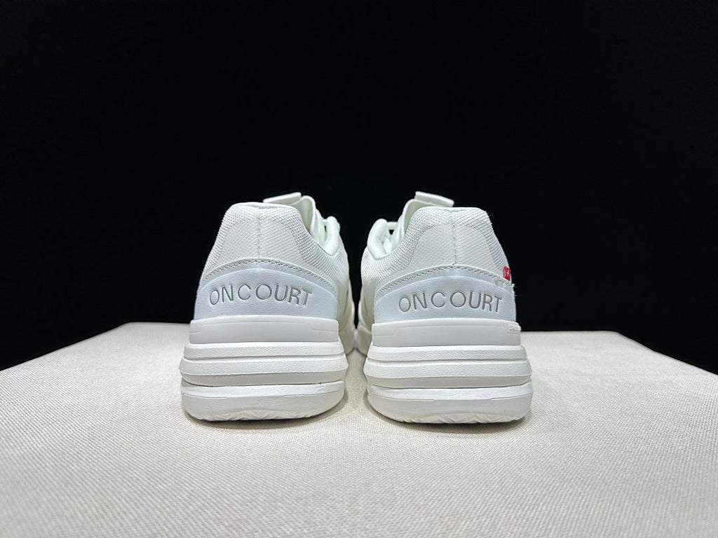On THE ROGER Advantage Pro White Tennis Trainers - product image from the listing.