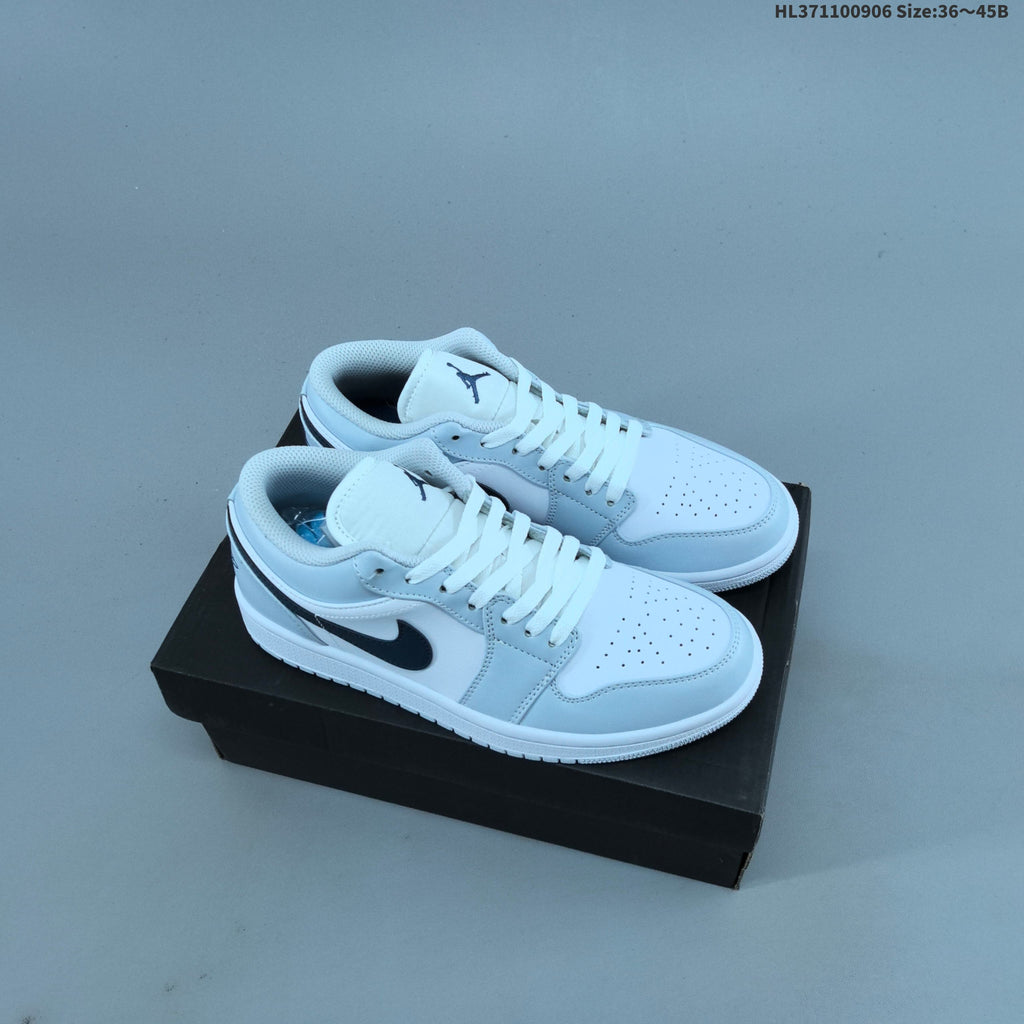 Sneakers, White Multi-Color, - Jordan 1 Low OG 553558-146 - product image from the listing.