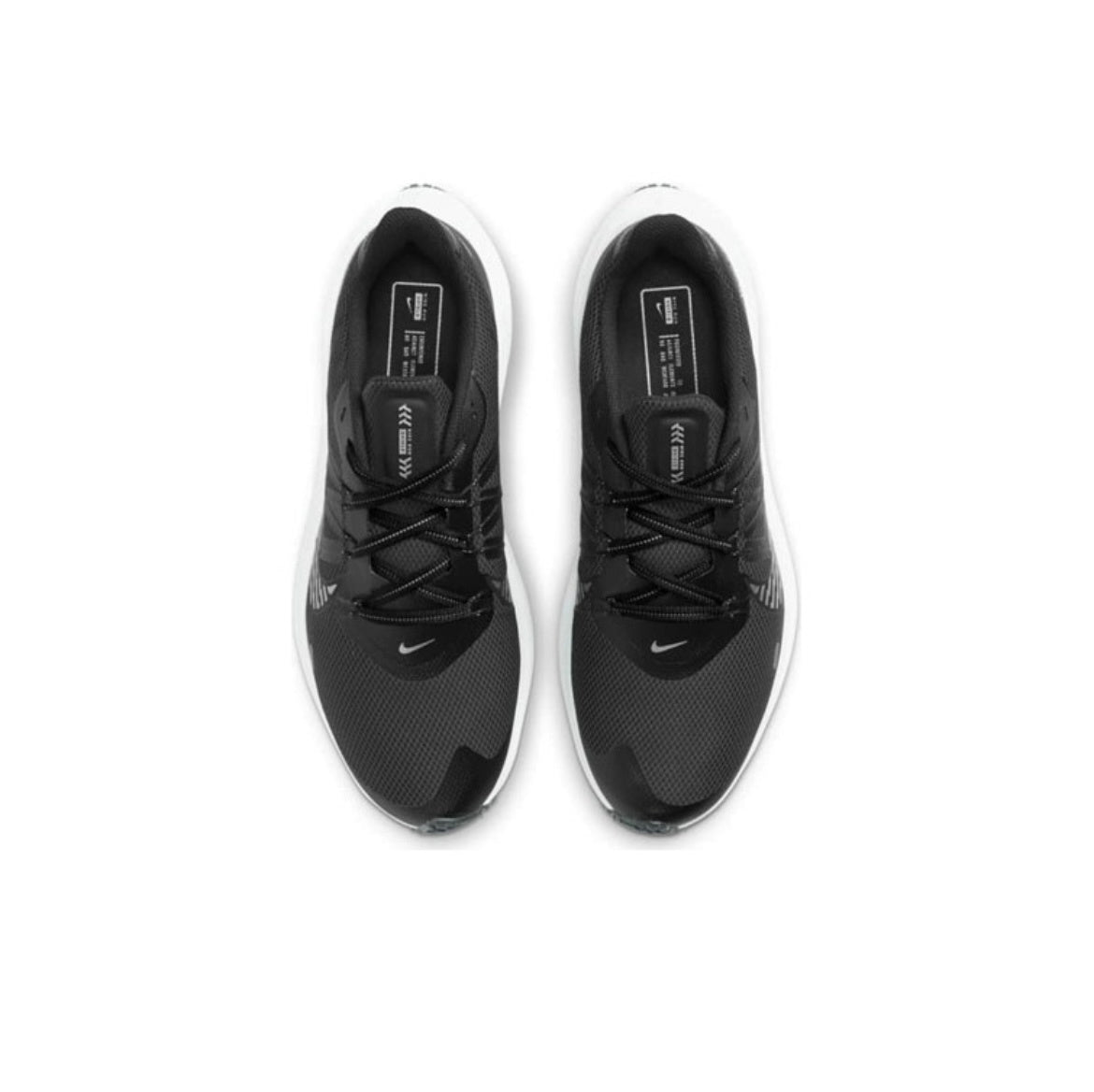 Nike Air Zoom Winflo 7 Shield Running Shoes in Black Silver CU3870-001 - product image from the listing.