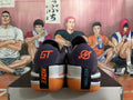 Purple and Orange Nike GT Cut 3 Basketball Shoes - product image from the listing.