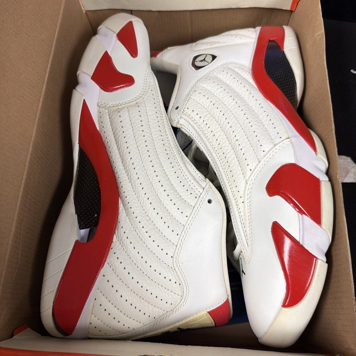 Air Jordan 14 Retro 2019 Candy Cane - Size 10.5 - product image from the listing.