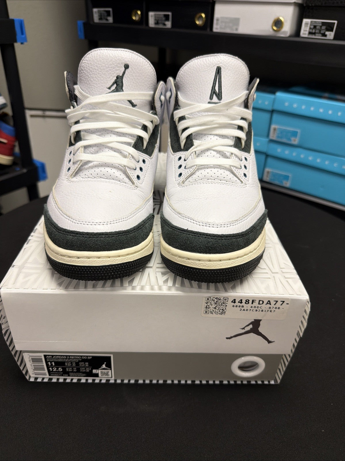 Size 11 - Air Jordan 3 Retro - A Ma Maniére - Diffused Blue - 2025 - Pre Owned - product image from the listing.