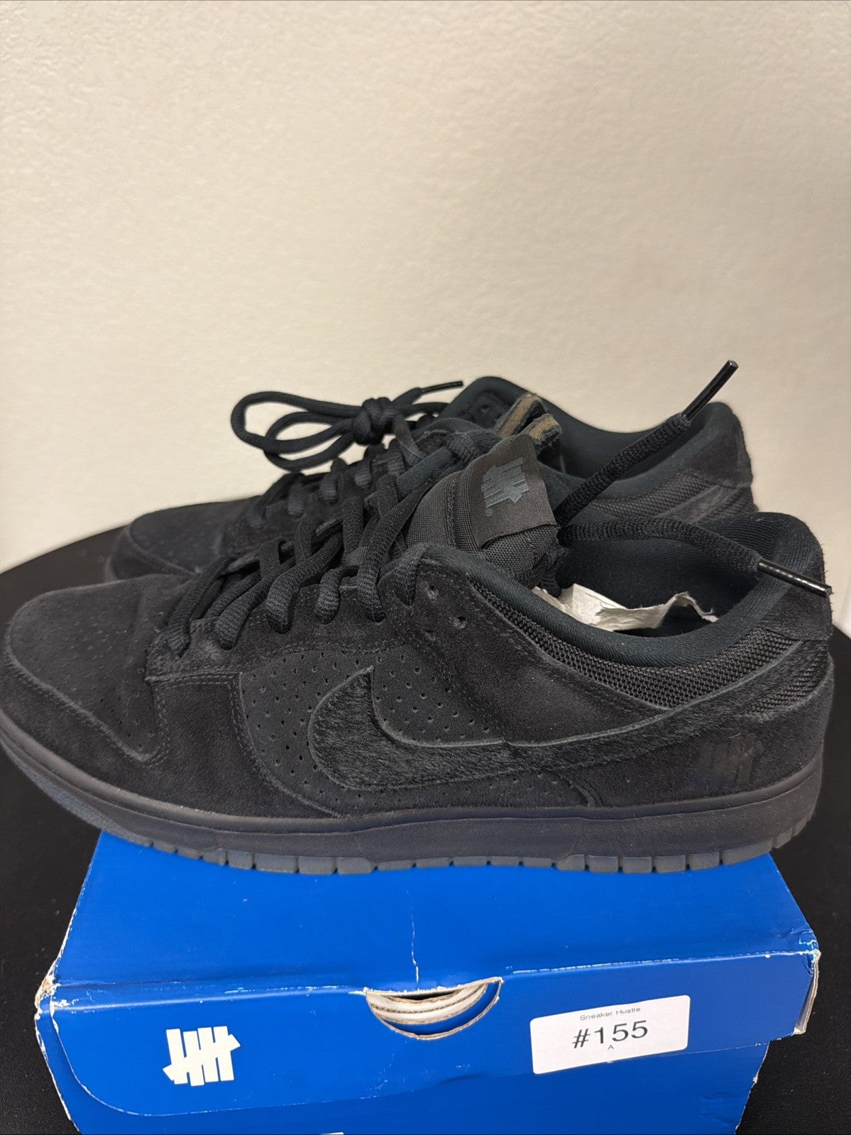 Men's Nike Dunk Low SP Undefeated 5 On It Black Dunk vs AF1 DO9329-001 Size 13 - product image from the listing.