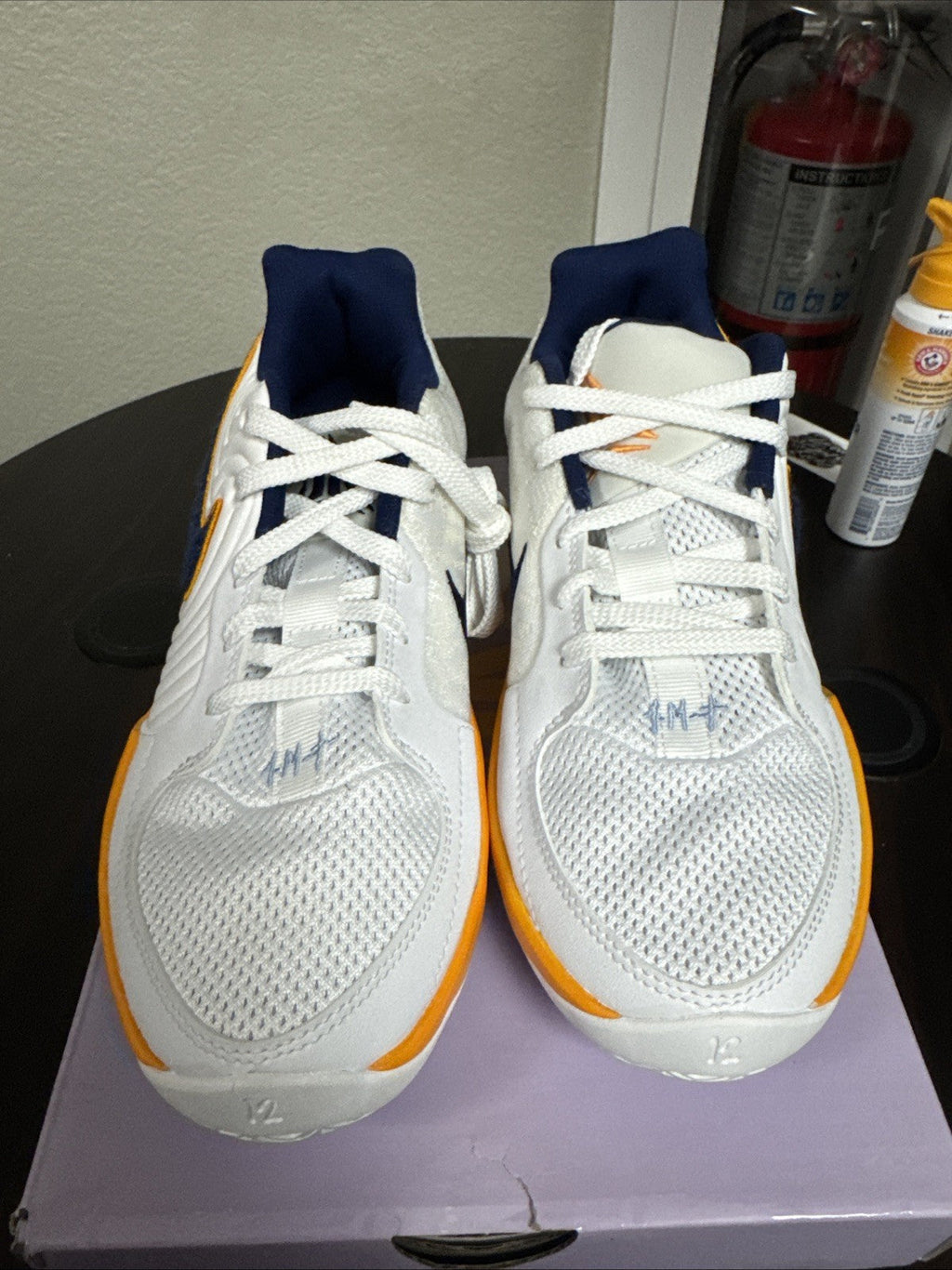 Nike Ja 2 Murray State Shoes White Blue Basketball - Size 7y - product image from the listing.