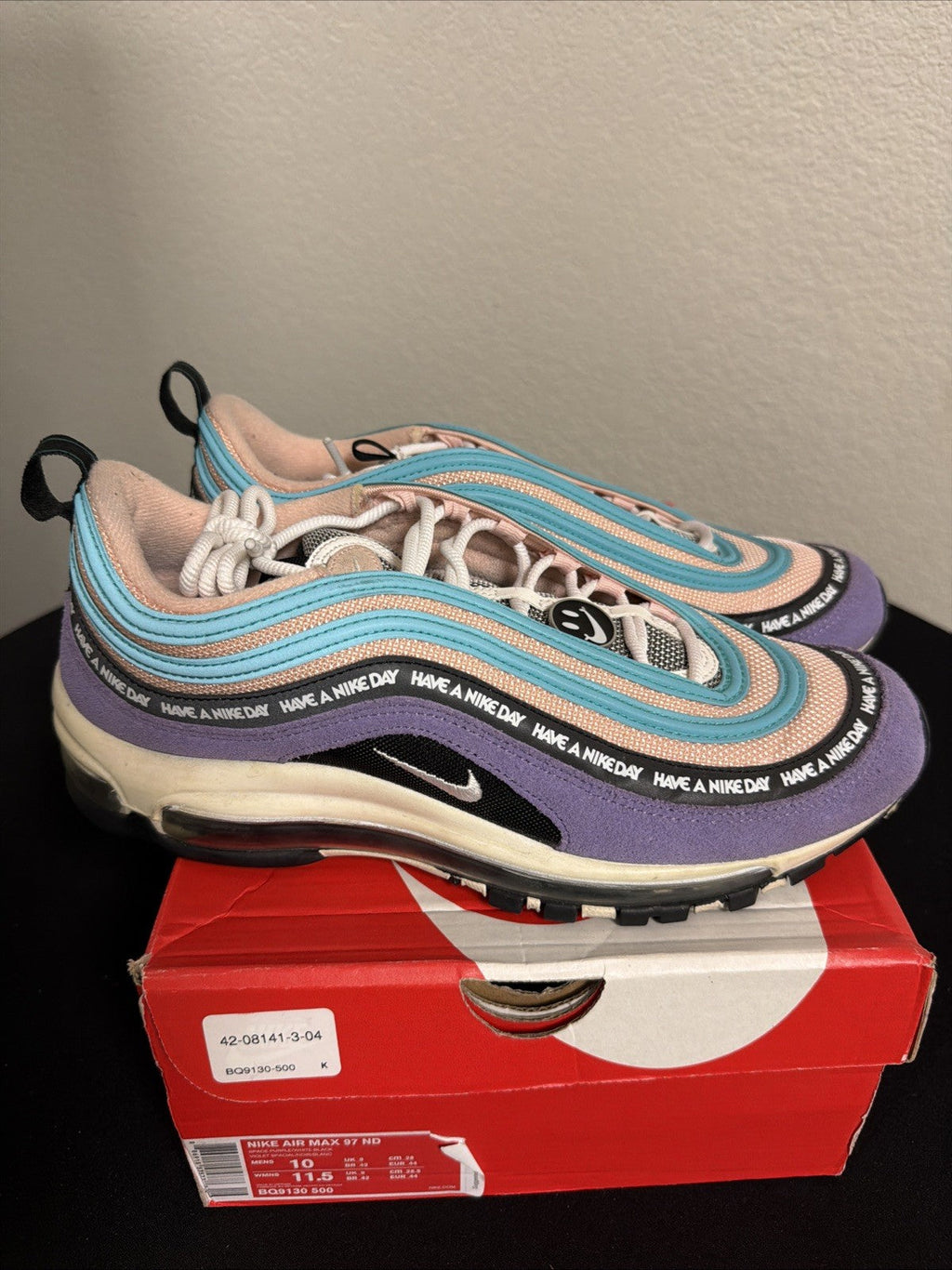 Nike Air Max 97 ND Have A Nike Day Space in Purple BQ9130-500 - product image from the listing.
