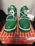 Off-White x Nike Air Force 1 SP Leather Mid Pine Green - Size 10 - product image from the listing.