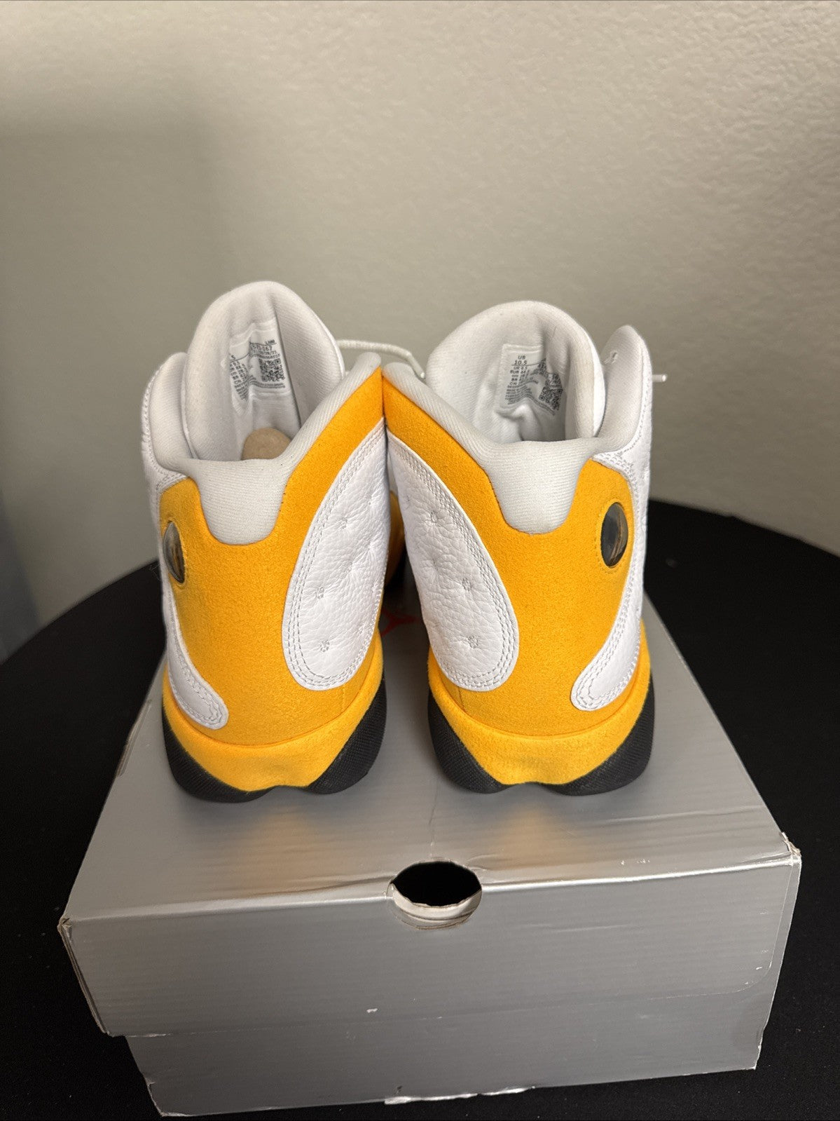 Men's Air Jordan 13 Retro University Red Yellow Size 10.5 - product image from the listing.