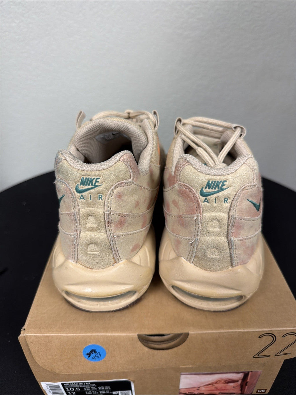 Men's Nike Air Max 95 N7 Retro Grain Beige Bicoastal Green Orange DQ7604-200 10.5 - product image from the listing.