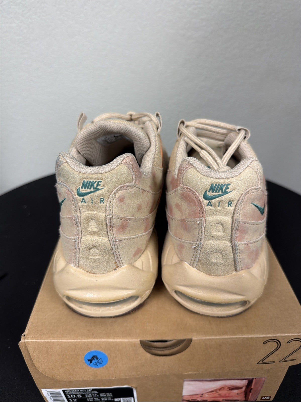 Men's Nike Air Max 95 N7 Retro Grain Beige Bicoastal Green Orange DQ7604-200 10.5 - product image from the listing.