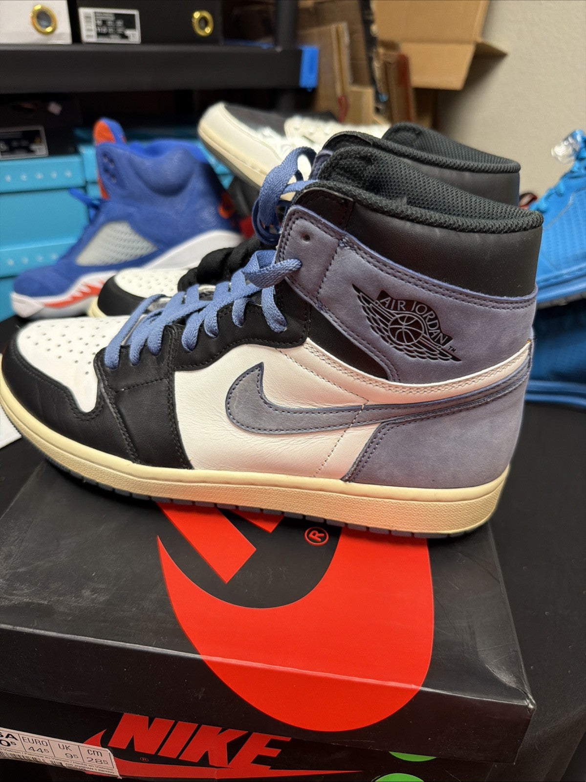 Air Jordan 1 Retro OG High Best Hand in the Game - Blue Moon - Size 10.5 - product image from the listing.