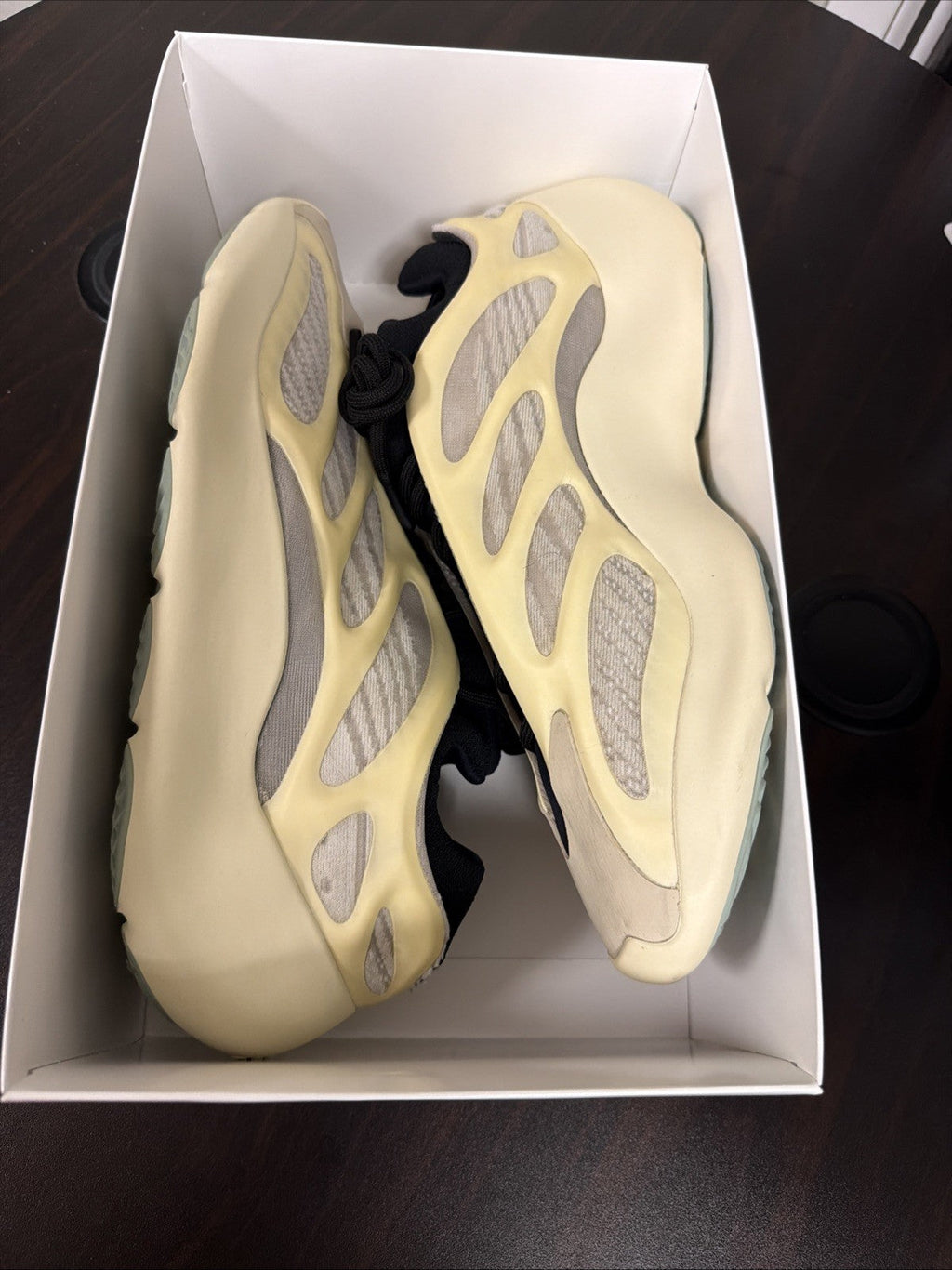 Yeezy x Adidas Two Tone Mesh and Rubber Yeezy 700 V3 Azael Trainers Size 13 - product image from the listing.