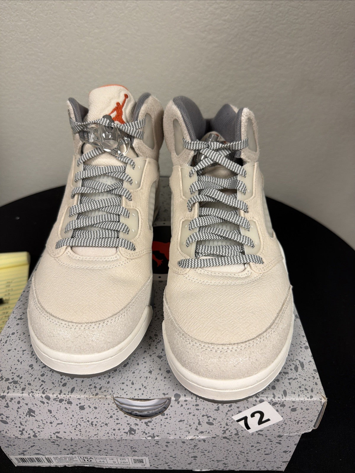 Men's Air Jordan 5 Retro SE Craft FD9222-180 10 Basketball Shoes Cream Sneakers - product image from the listing.