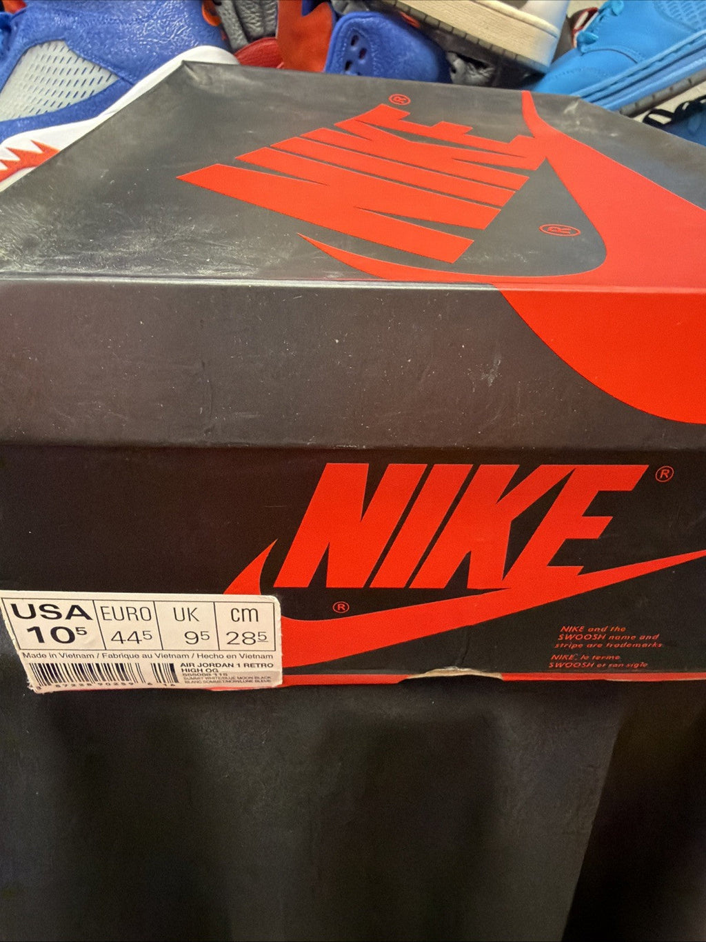 Air Jordan 1 Retro OG High Best Hand in the Game - Blue Moon - Size 10.5 - product image from the listing.