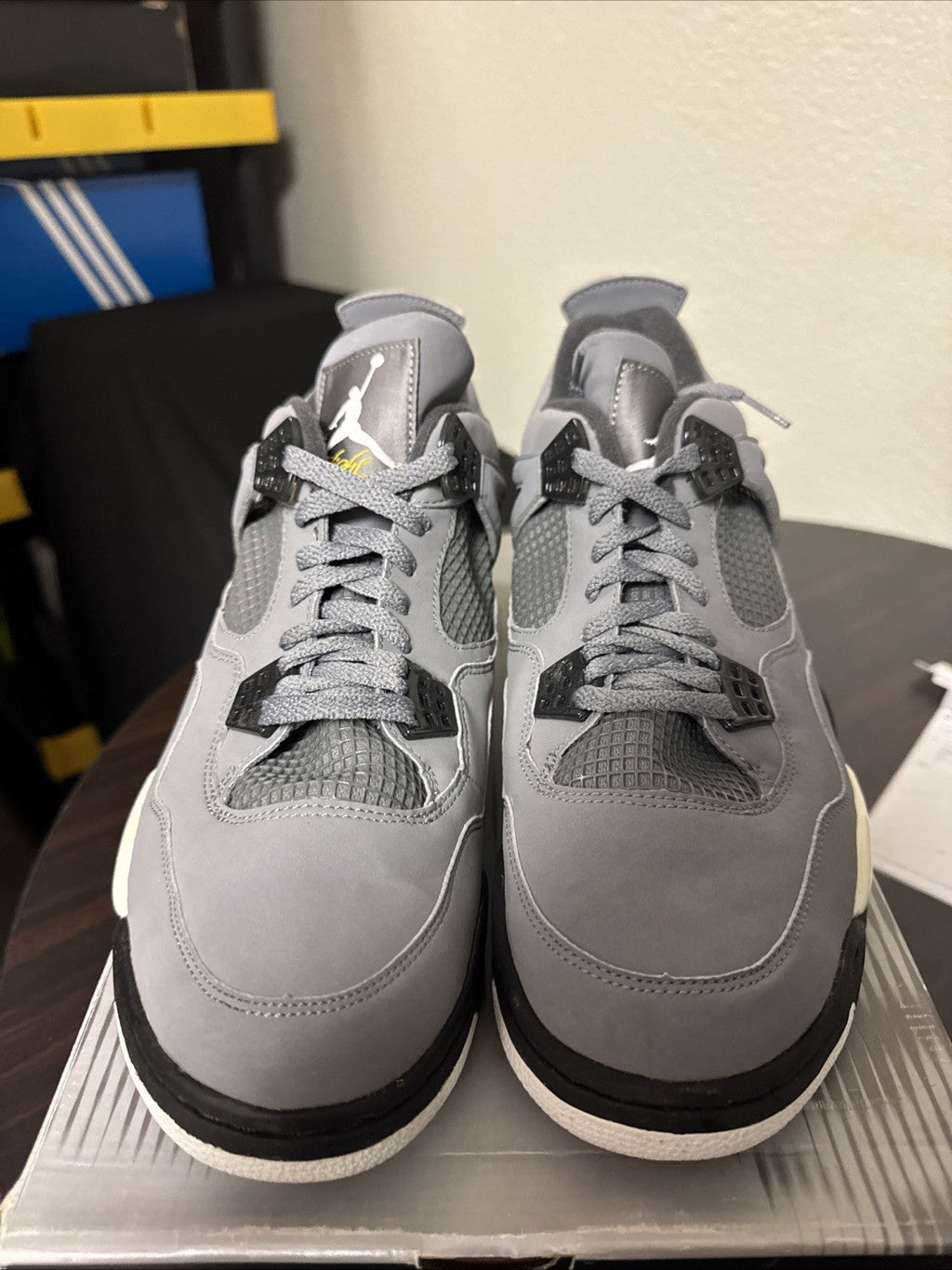 "Cool Grey" Size 11.5 - Nike Air Jordan 4 Retro 2019 - product image from the listing.