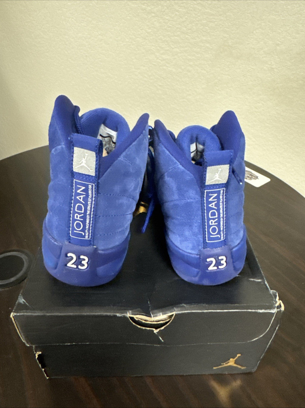 Jordan 12 Retro Deep Royal 2016 - Size 5y - product image from the listing.