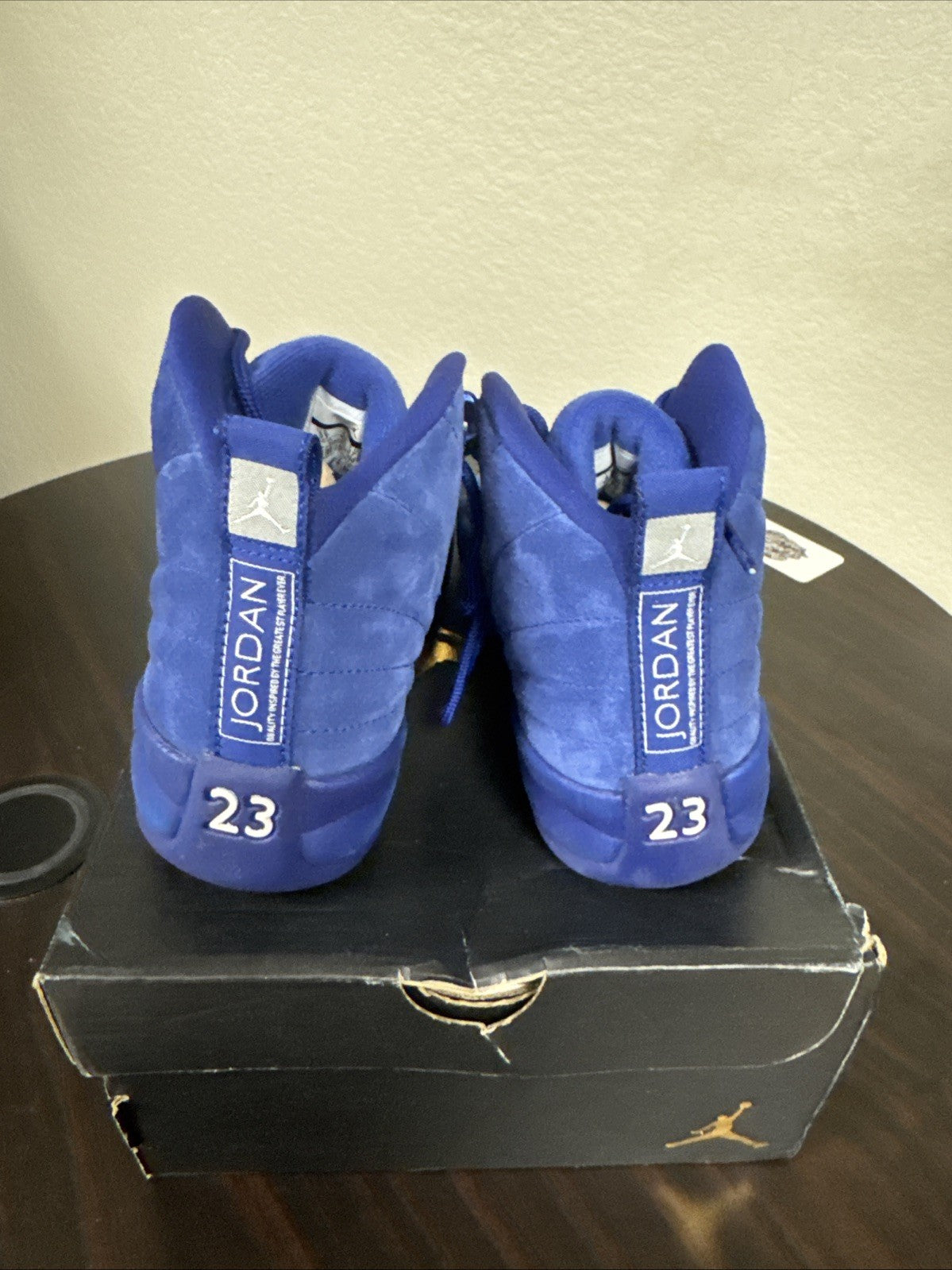 Jordan 12 Retro Deep Royal 2016 - Size 5y - product image from the listing.