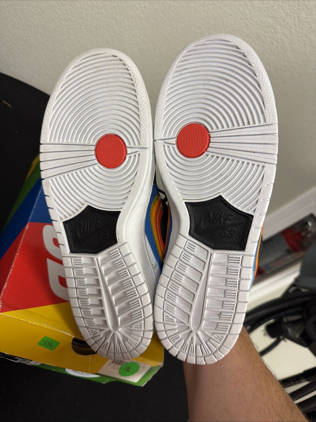 Polaroid x Nike Dunk SB Low Black - Size 9 - product image from the listing.