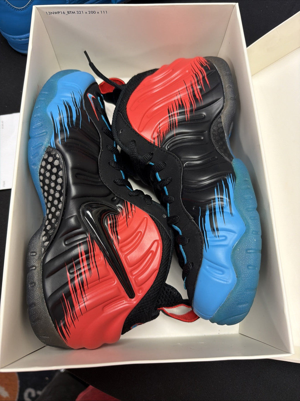 Spider-Man Foamposites - product photo shown in the listing for this item.
