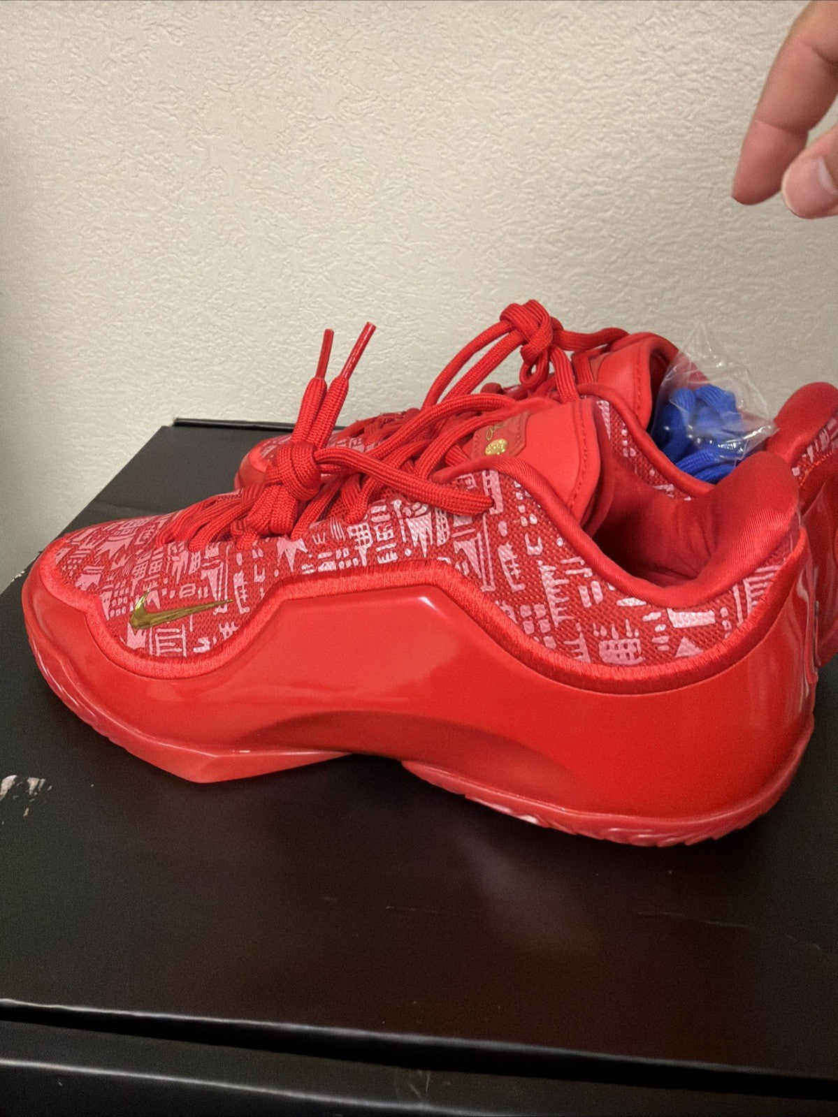 Nike LeBron 23 XXIII University Red Metallic Gold Men Size 11 NEW w/ Box IN HAND - product image from the listing.
