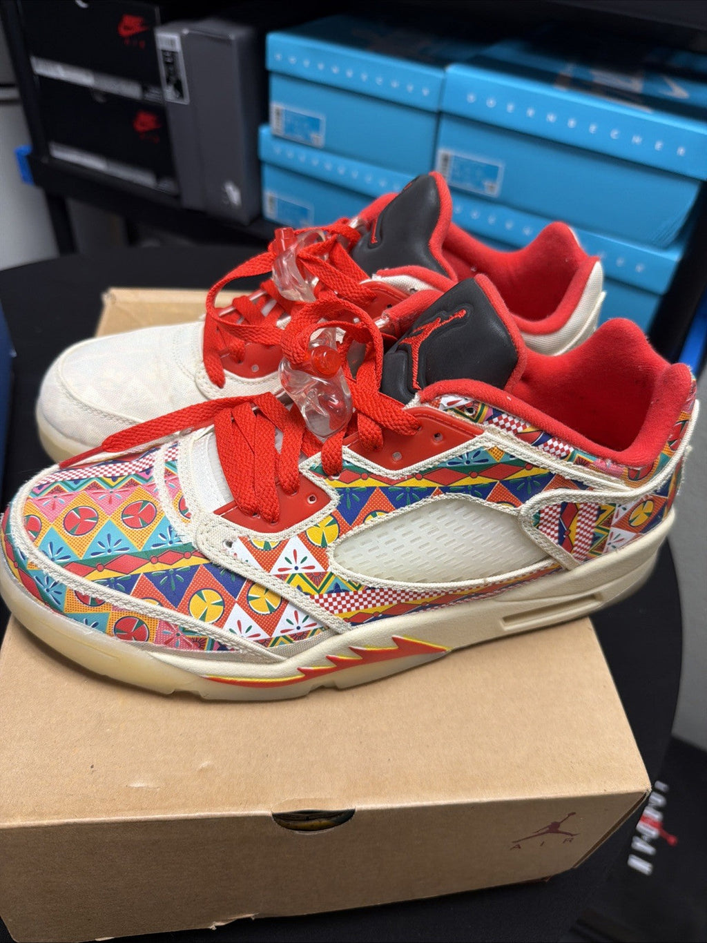 "Chinese New year" Jordan 5 Retro Low 2021 Size 10 Men - product image from the listing.