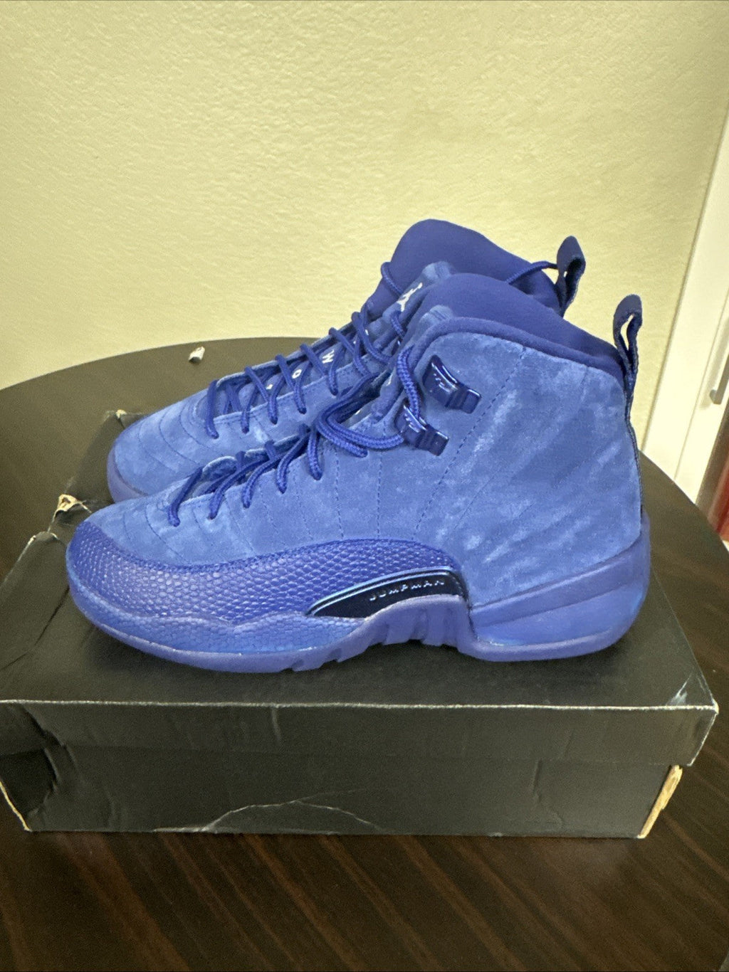 Jordan 12 Retro Deep Royal 2016 - Size 5y - product image from the listing.