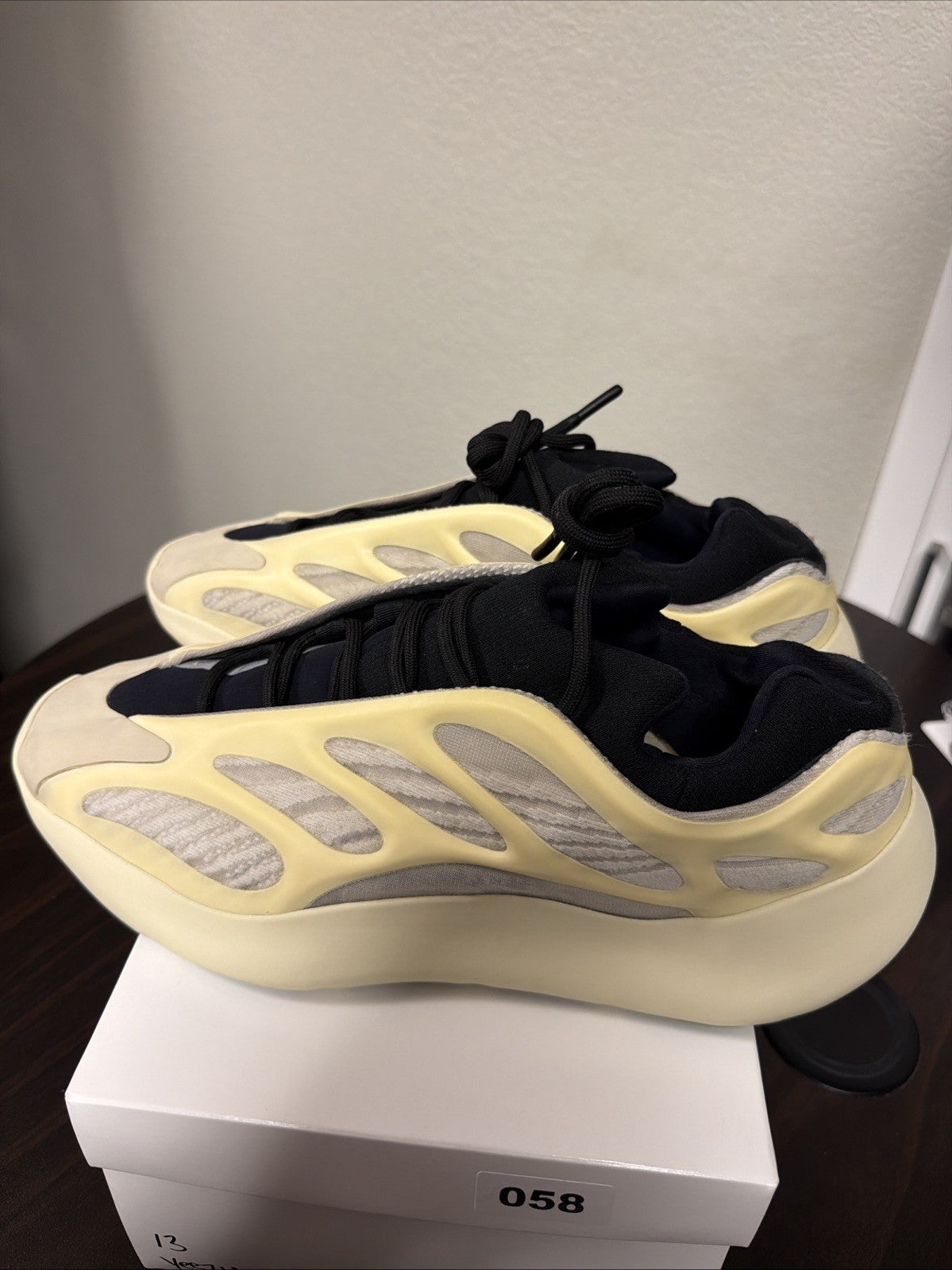 Yeezy x Adidas Two Tone Mesh and Rubber Yeezy 700 V3 Azael Trainers Size 13 - product image from the listing.