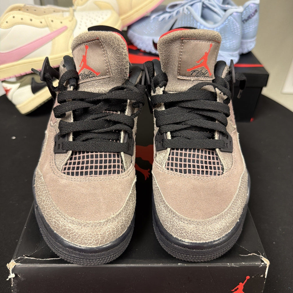 Women's Nike Air Jordan 4 Retro (GS) Taupe Haze / DJ6249 200 / Youth 5 , 6.5 - product image from the listing.