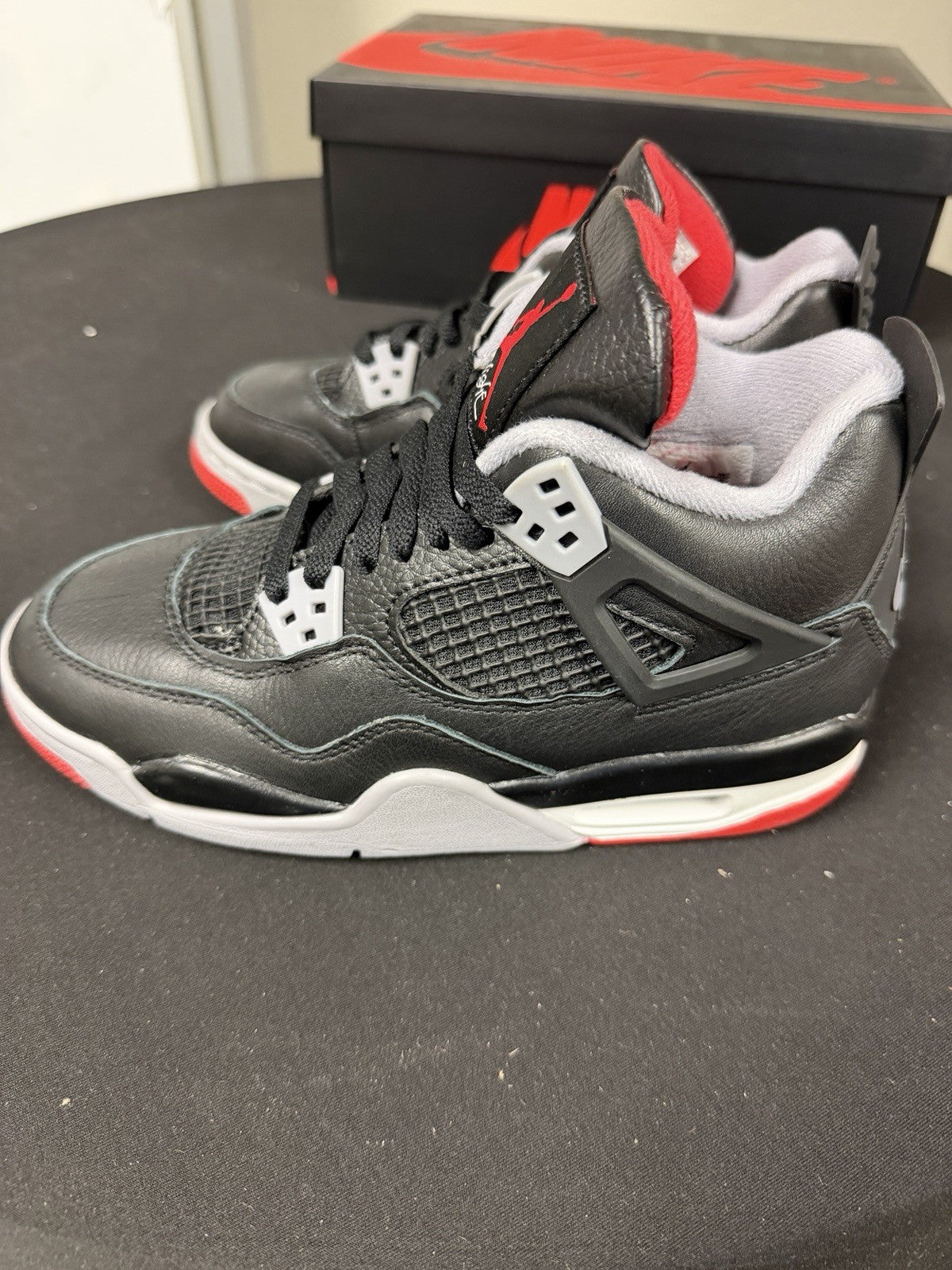 Bred reimagined 2024 (GS) size 5 - AIR JORDAN 4 - product image from the listing.