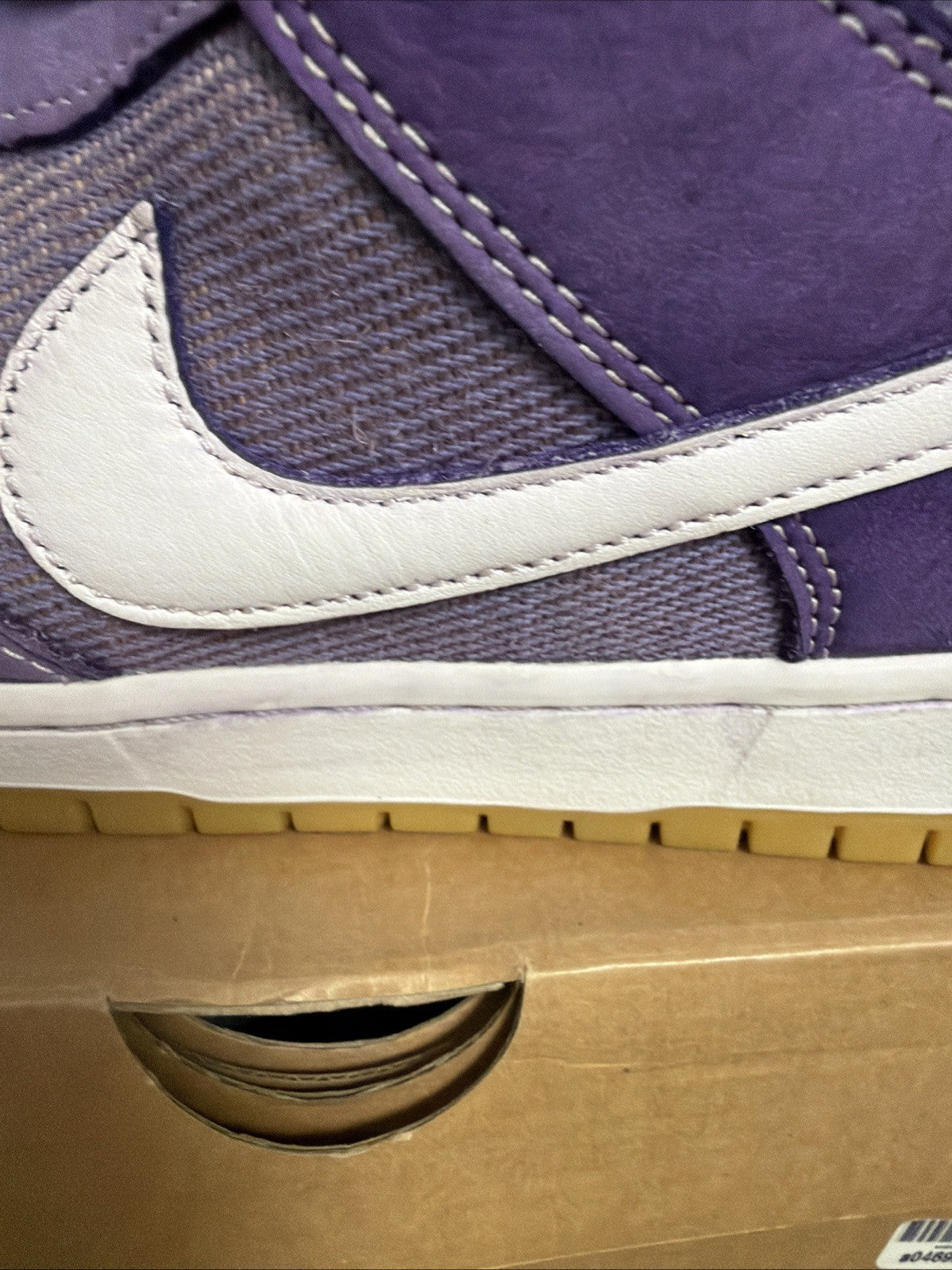 Nike Dunk SB Low Unbleached Pack - Lilac - Size 10 - product image from the listing.