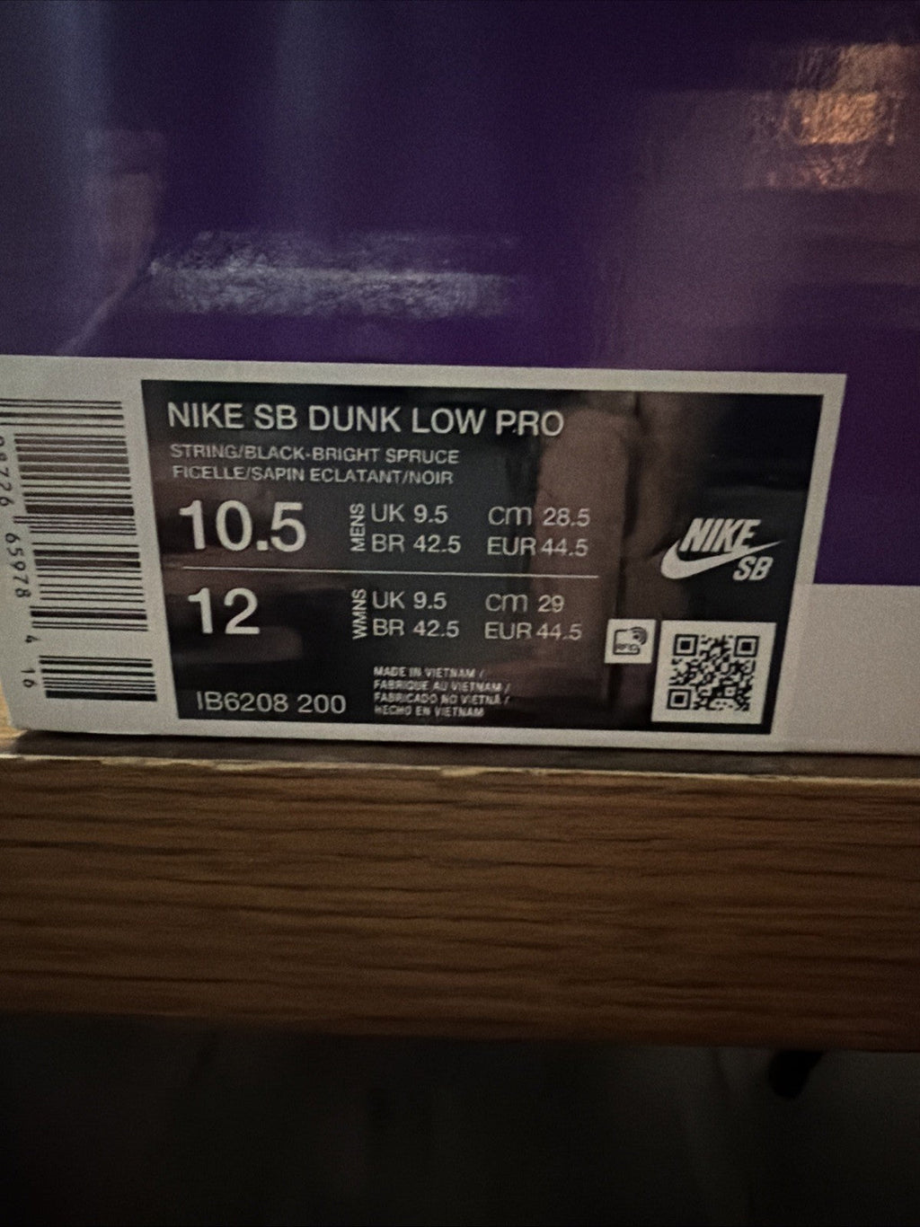 Men's Nike SB Dunk Low Pro Dashawn Jordan "Copperhead" - Size 10.5 - BNIB - product image from the listing.