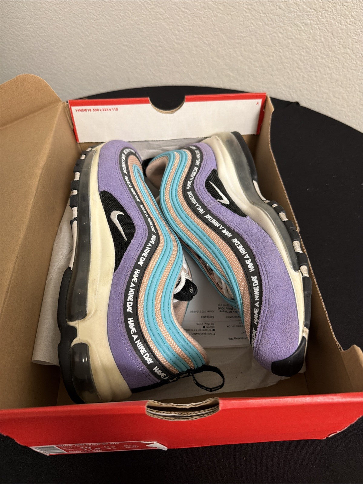 Nike Air Max 97 ND Have A Nike Day Space in Purple BQ9130-500 - product image from the listing.