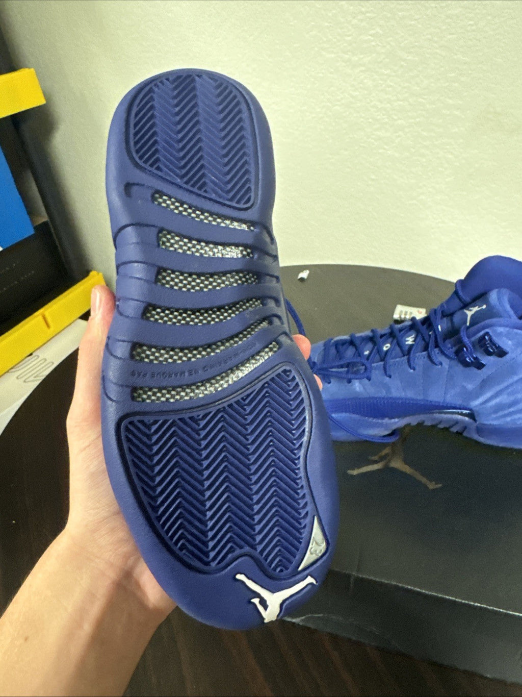 Jordan 12 Retro Deep Royal 2016 - Size 5y - product image from the listing.
