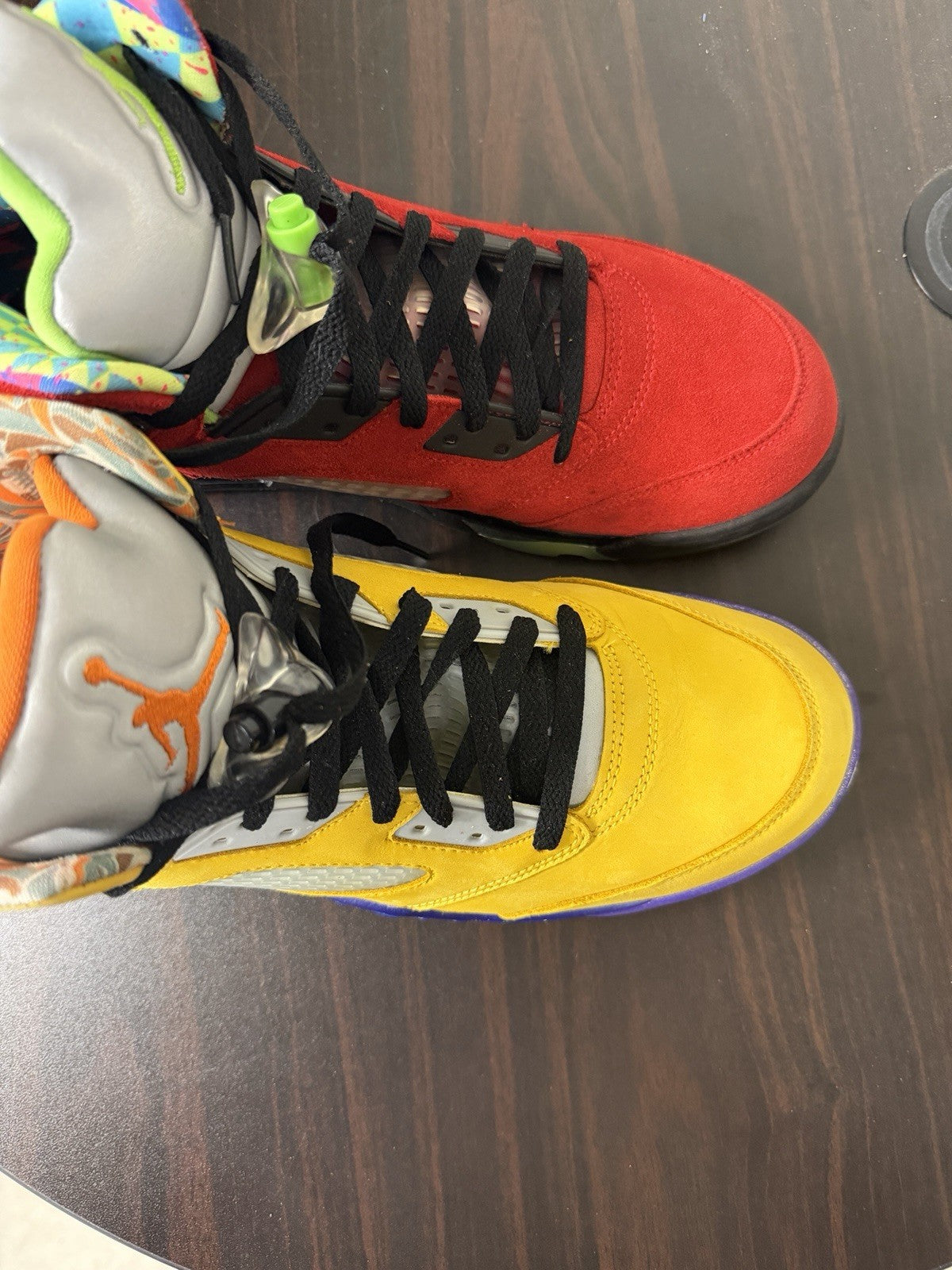 Size 12 Jordan 5 What The in Blue - product image from the listing.
