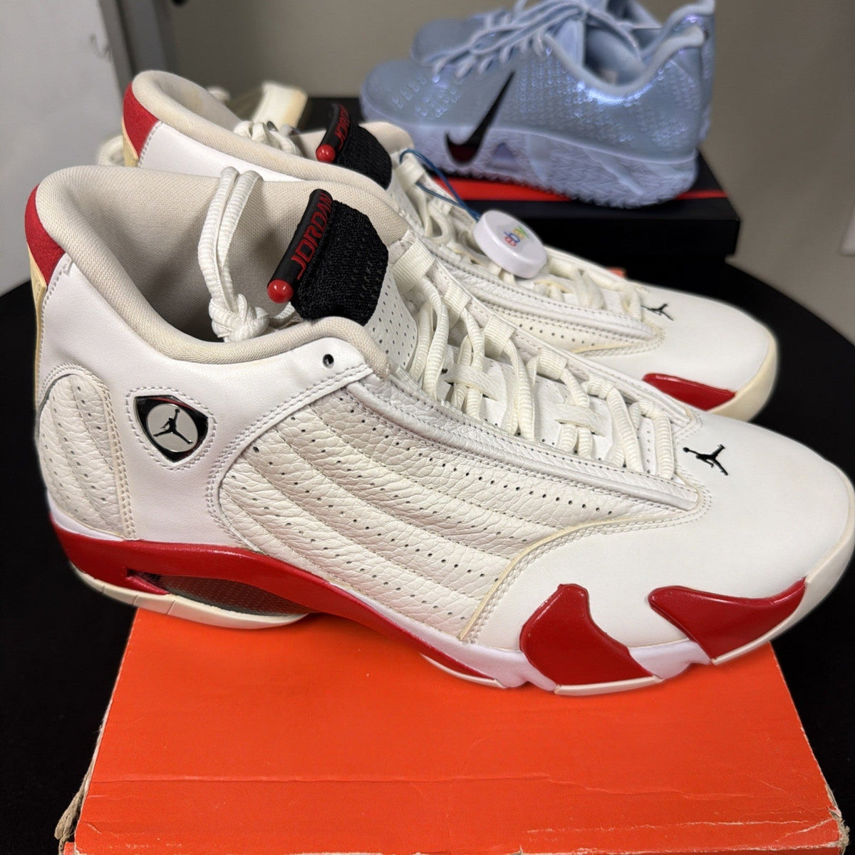 Air Jordan 14 Retro 2019 Candy Cane - Size 10.5 - product image from the listing.