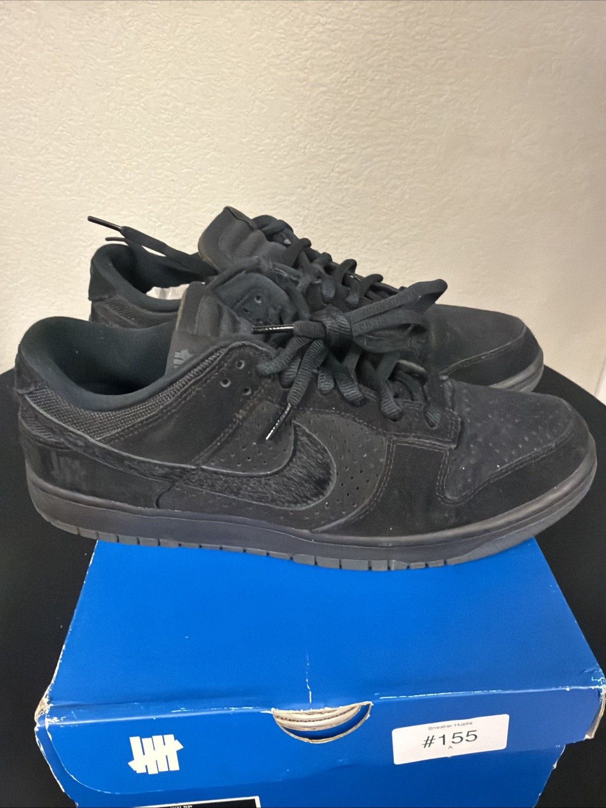 Men's Nike Dunk Low SP Undefeated 5 On It Black Dunk vs AF1 DO9329-001 Size 13 - product image from the listing.