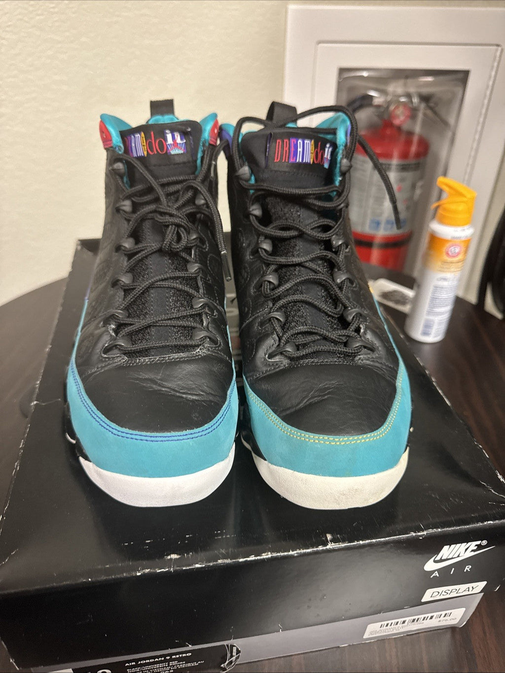 Dream It, Do It Size 10 Clean Original Box - Air Jordan 9 Retro - product image from the listing.