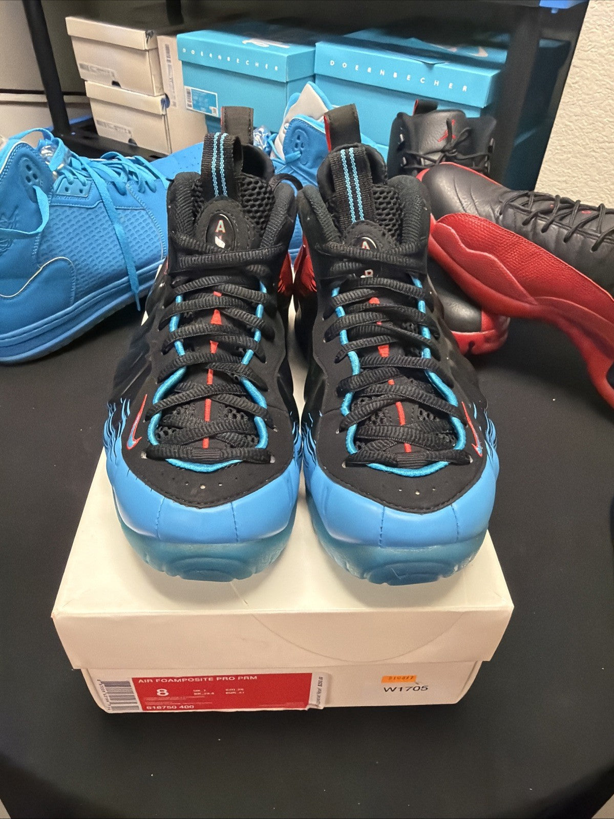 Spider-Man Foamposites - product photo shown in the listing for this item.