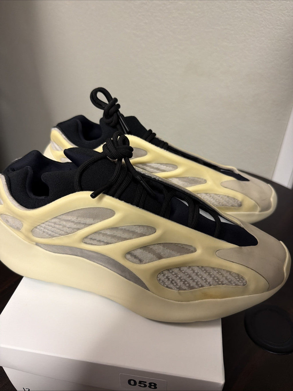 Yeezy x Adidas Two Tone Mesh and Rubber Yeezy 700 V3 Azael Trainers Size 13 - product image from the listing.