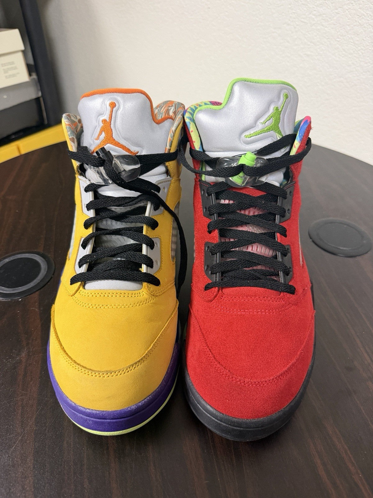 Size 12 Jordan 5 What The in Blue - product image from the listing.