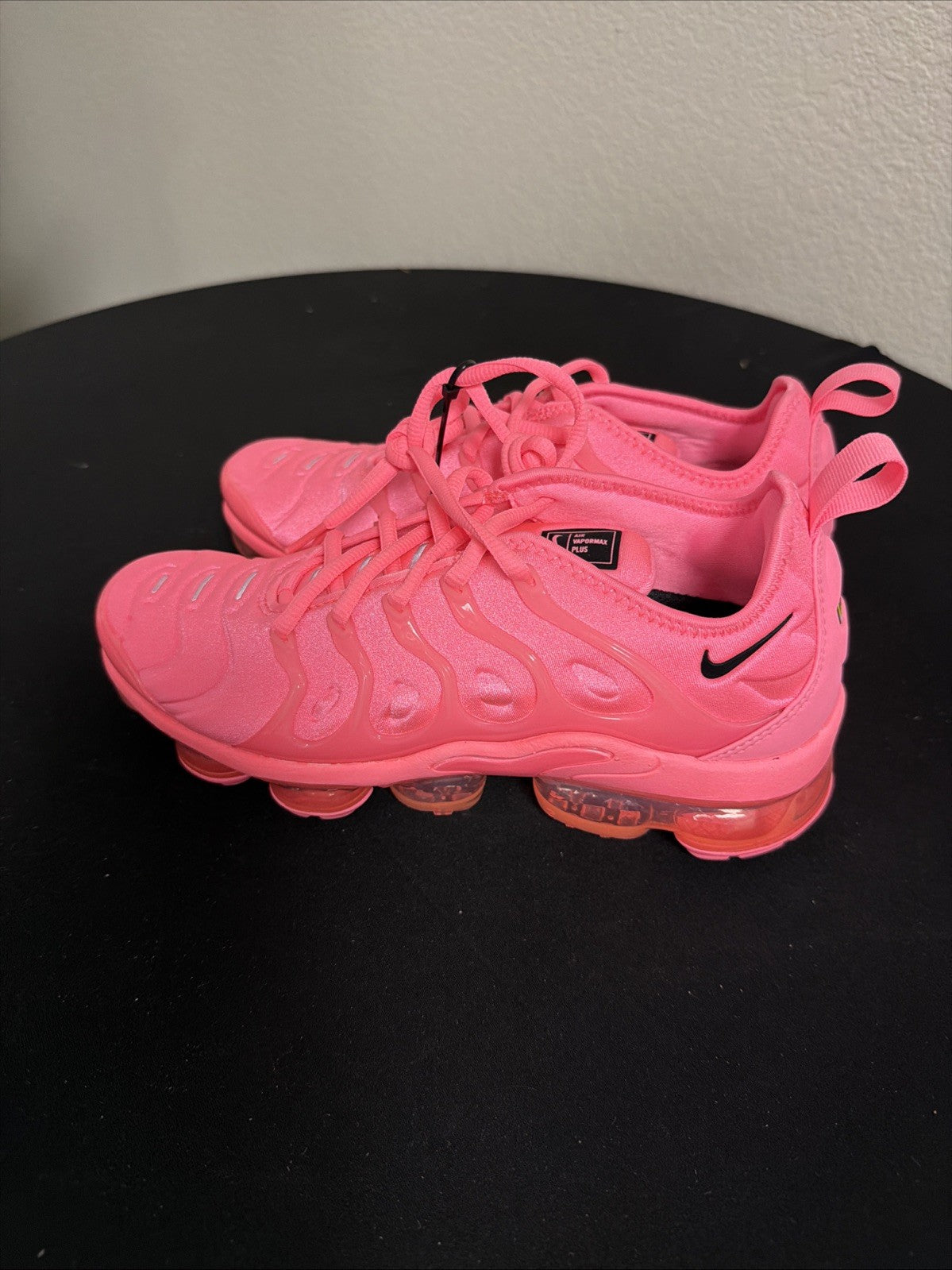 Women's Nike Air VaporMax Plus Size 8 Pink Bubblegum DM8337-600 - product image from the listing.