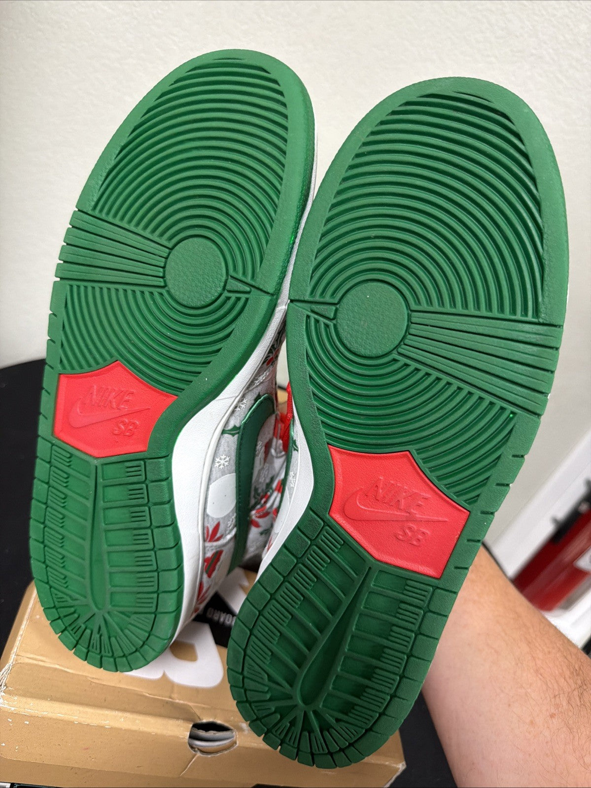 Nike SB Dunk High Pro x Concepts Ugly Sweater Grey 2014 Rare - Size 13 - product image from the listing.