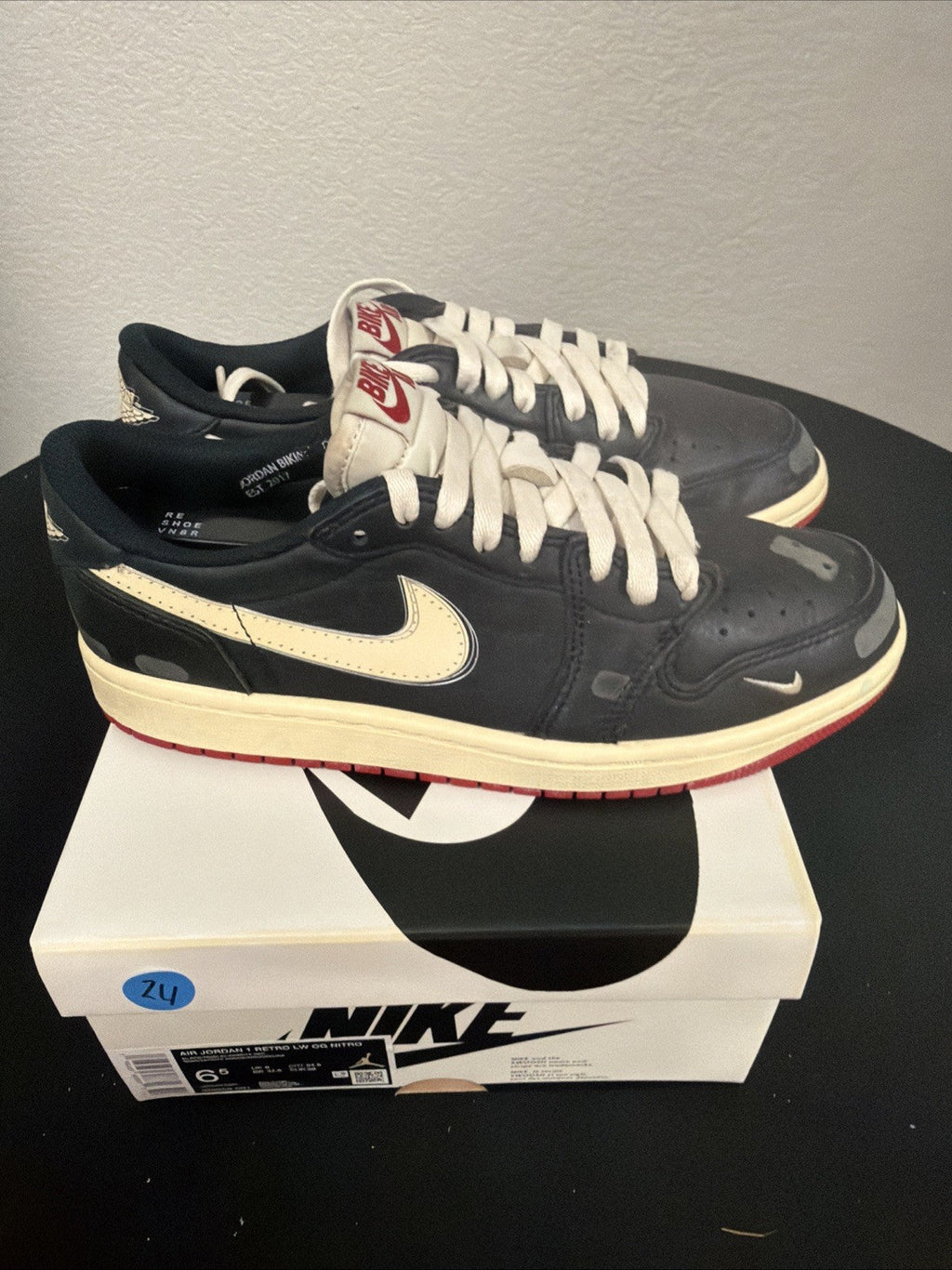 Nigel Sylvester x Air Jordan 1 OG Low Better With Time - Size 6.5 - product image from the listing.