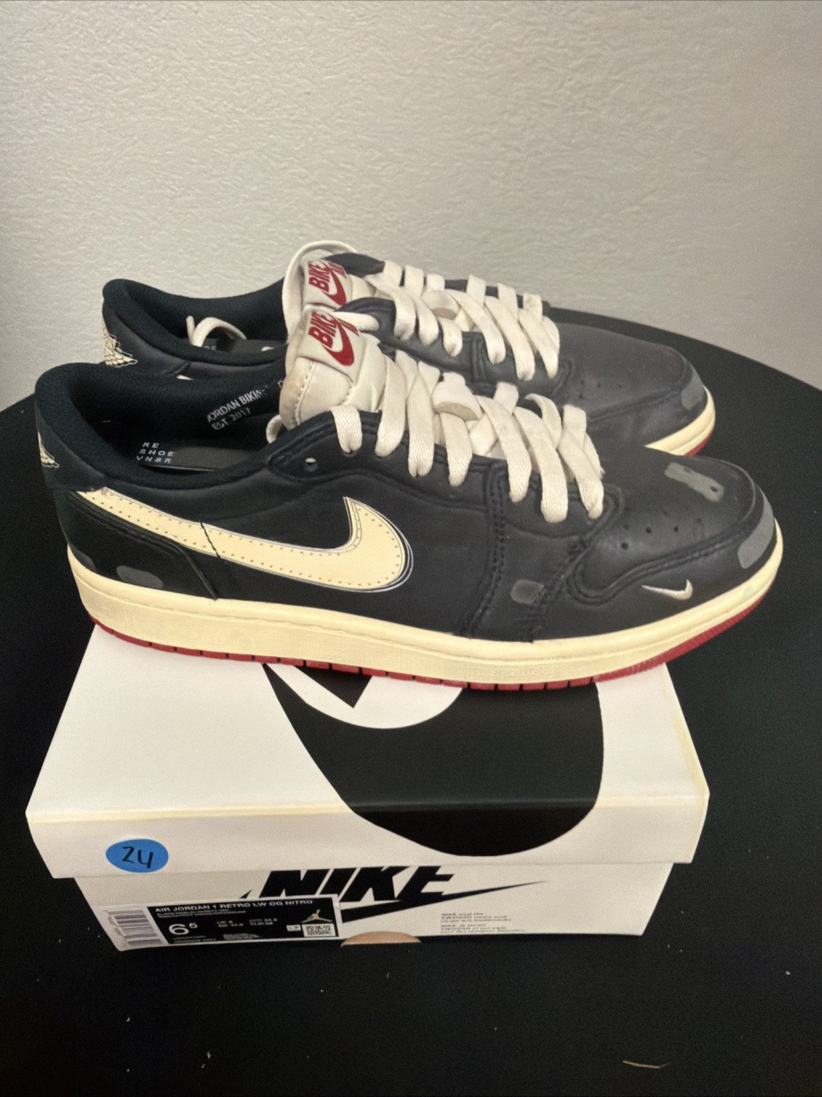 Nigel Sylvester x Air Jordan 1 OG Low Better With Time - Size 6.5 - product image from the listing.