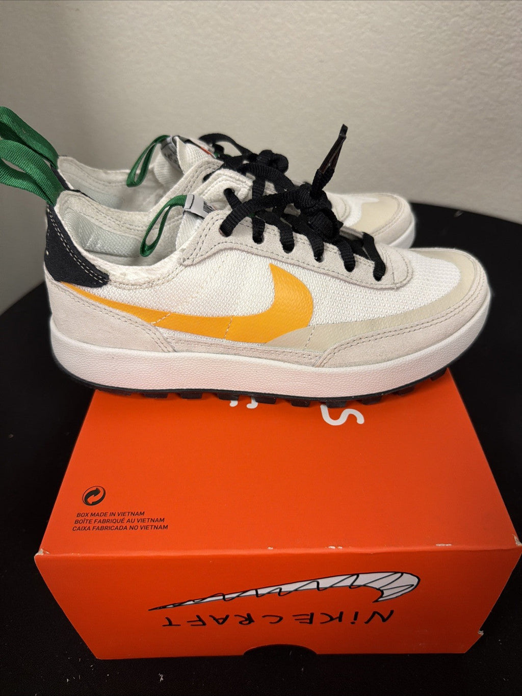 Nike x Tom Sachs General Purpose Footwear Summit White Gold DA6672-100 W Size 5.5/M4 - product image from the listing.